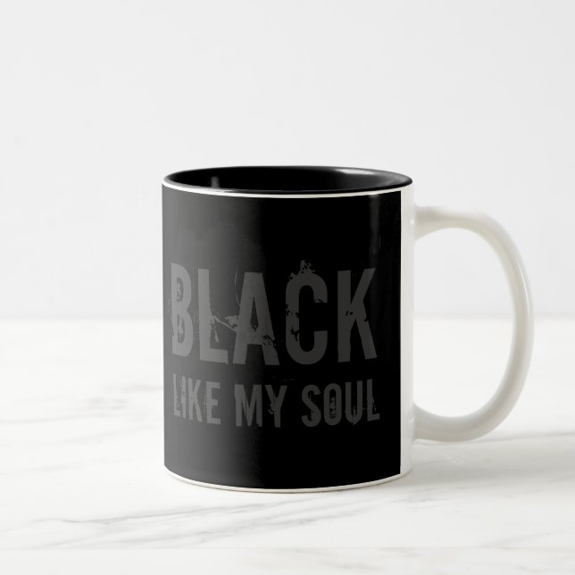 Em Dois Tons O PRETO FINAL gosta de minha caneca de café da (Direita)