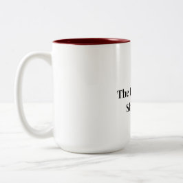 Em Dois Tons O Senhor É Meu Pastor Caneca de Café Cristã