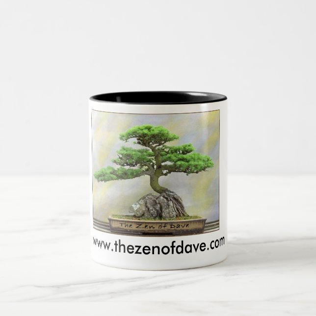 Em Dois Tons O zen de no. 1 da caneca de café de Dave (Centro)