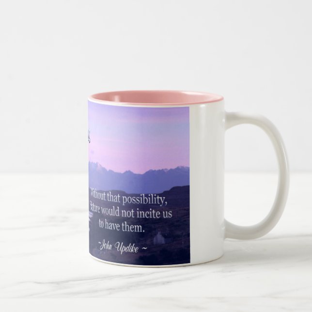 Em Dois Tons Os sonhos ComeTrue caneca ou copo de café (Direita)