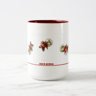 Em Dois Tons "Perdido caneca de café no quadrante da gama"