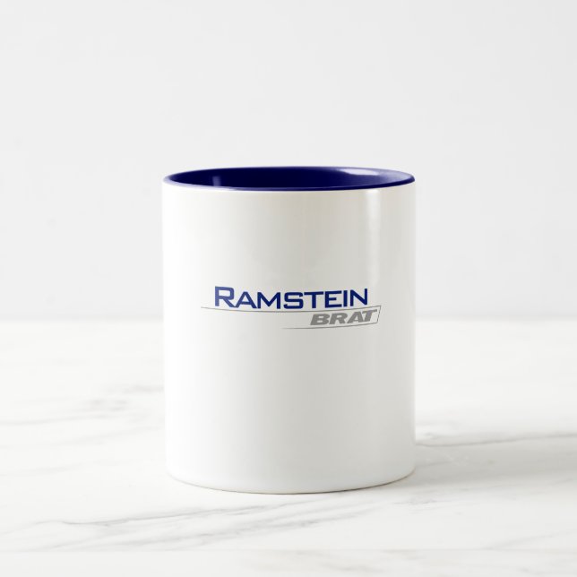 Em Dois Tons Pirralho de Ramstein - caneca de café - 101005 (Centro)