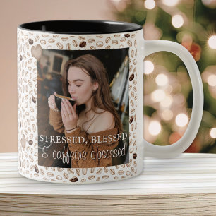 Em Dois Tons Presente de Caneca de Foto para Amantes de Café pa
