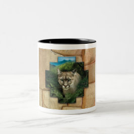 Em Dois Tons Puma - Caneca de Café