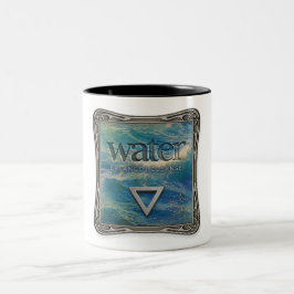 Em Dois Tons Quatro Elementos - Água - Caneca de Café