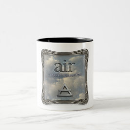 Em Dois Tons Quatro Elementos - Ar - Caneca de Café