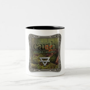 Em Dois Tons Quatro Elementos - Terra - Caneca de Café