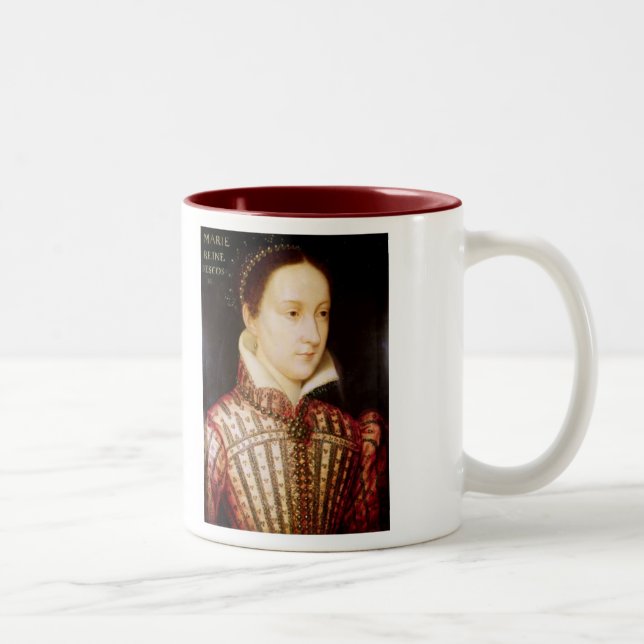 Em Dois Tons Rainha de Mary da caneca de café escocesa (Direita)
