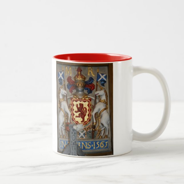 Em Dois Tons Rainha de Mary da caneca de café escocesa da (Direita)