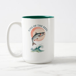 Em Dois Tons Rei da Caneca de Café Personalizada