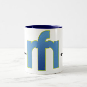 Em Dois Tons Ruptura de café - caneca de RFR