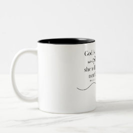 Em Dois Tons SALMO 46:5 - Caneca de Café