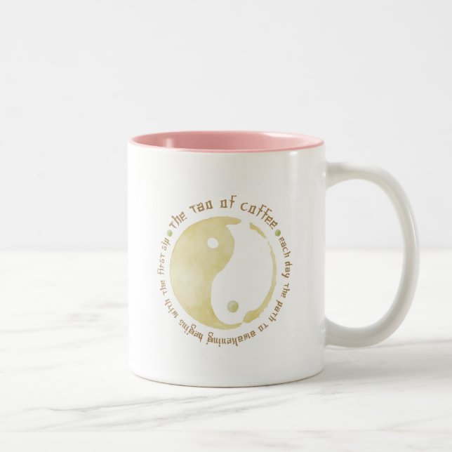 Em Dois Tons tao de caneca de café (Direita)