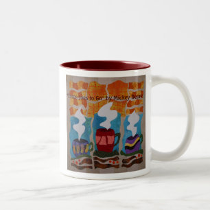 Em Dois Tons "Três Joes a ir" caneca de café