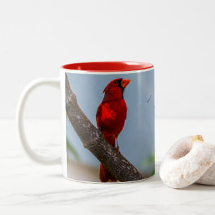 Em Dois Tons Uma Caneca de Café Cardinal