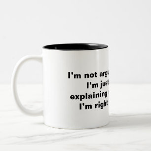 Em Dois Tons Uma caneca de café real mantém-na real