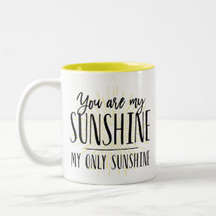 Em Dois Tons Você é meu copo de café da caneca da luz do sol