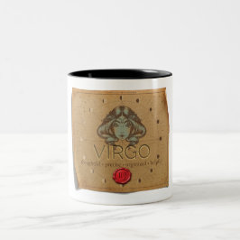 Em Dois Tons Zodíaco - Virgem - Caneca de Café