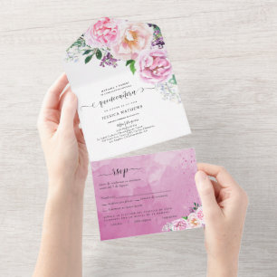 em espanhol, Fúcsia Elegante, Rosa Quinceañera Vib