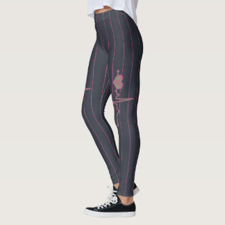 Em Leggings de pulsação