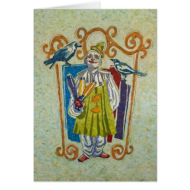 "Em linha recta" cartão de presente (Frente)