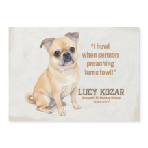 Em Memória de Lucy Kozar Cartão Magnetizado