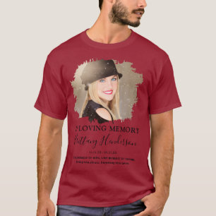 Em Memória Querida Camiseta de Memorial com Foto