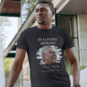 Em Memória Querida Camiseta Memorial com Foto