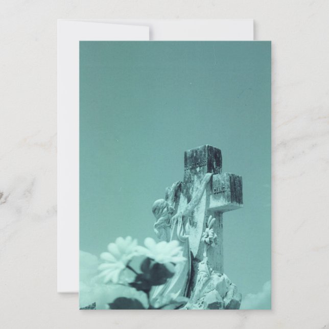 Em Memoriam Cartão de condolências (Frente)