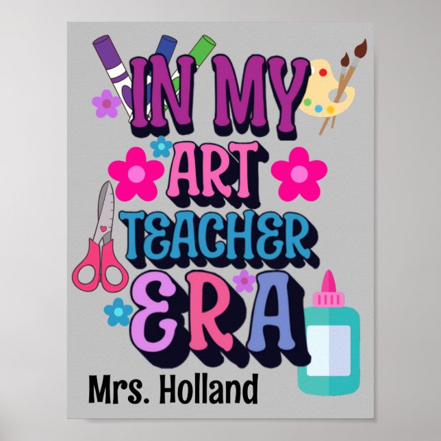 Em meu Poster de Professores de Arte para Voltar à (Frente)