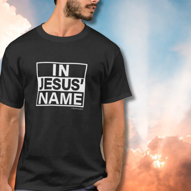Em Nome de Jesus, Camisa Personalizada (Criador carregado)