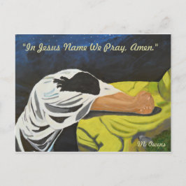 Em Nome de Jesus Nós Oramos, Amém! Cartões Postais