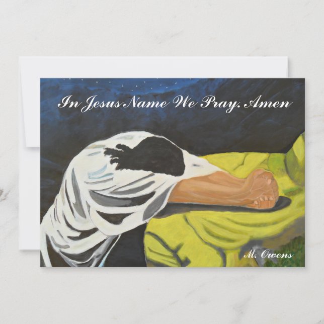 Em nome de Jesus, Rezamos Convites (Frente)