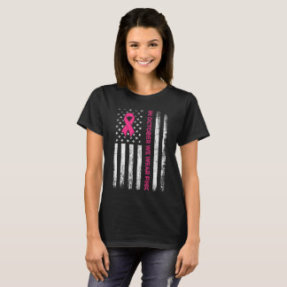 Em outubro, Vestimos a camiseta Pink USA Flag 2024