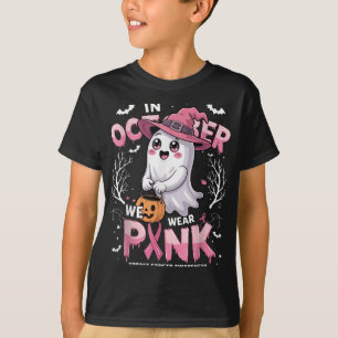Em outubro Vestimos Camisa Rosa Ghost Cancer