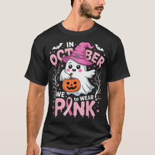 Em outubro Vestimos Camisa Rosa Ghost Cancer