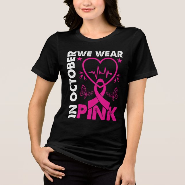 Em outubro Vestimos Camiseta Rosa 2024 (Frente)