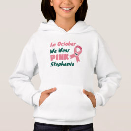 Em outubro, Vestimos Rosa para [Nome Personalizado