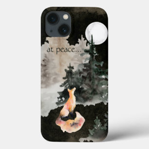 em paz ~ Fox e Full Moon Woodland
