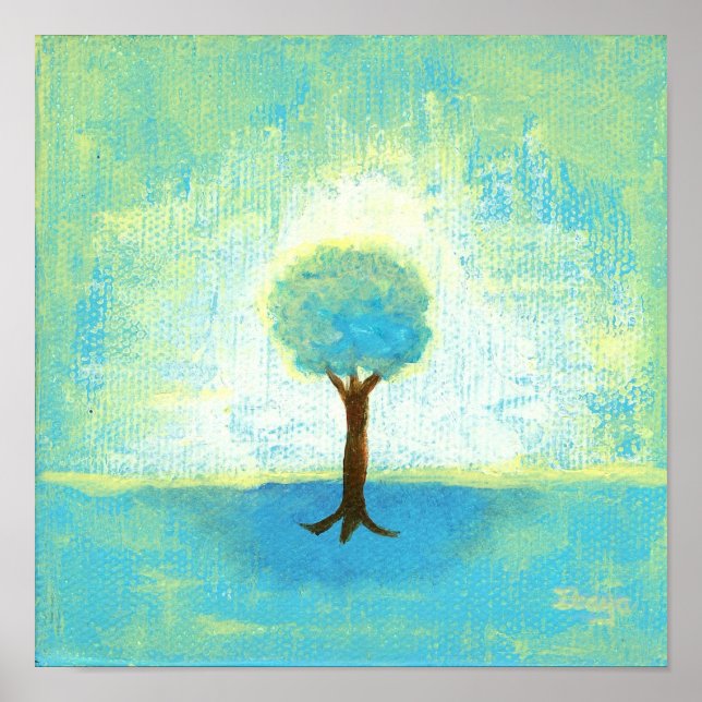 Em Pé Na Arte Original Light Poster (Frente)