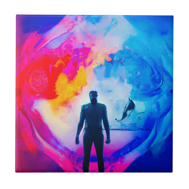 Em pé nas cores (Frente)