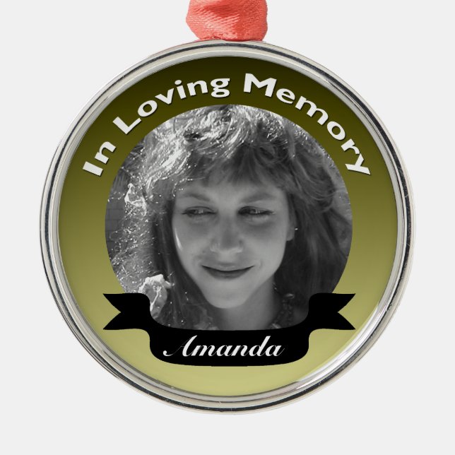 Em preto Loving do ouro do ornamento da foto da (Frente)