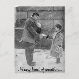 Em Qualquer Tipo De Cartão Postal Meteorológico