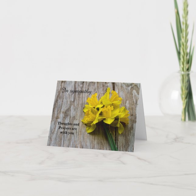 Em Simpatia Cartão de Saudação Dobrado (Frente)