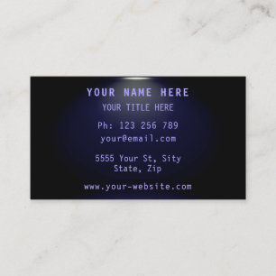 Em Spotlight Art Cartão de visita - Escolher core