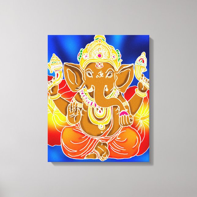 Em Tela 3FT x 3FT GANESH WALL GRAPHIC batik Impressão (Frente)