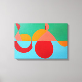 Em Tela A Impressão de Arte Moderna da Chave de Sol Laranj