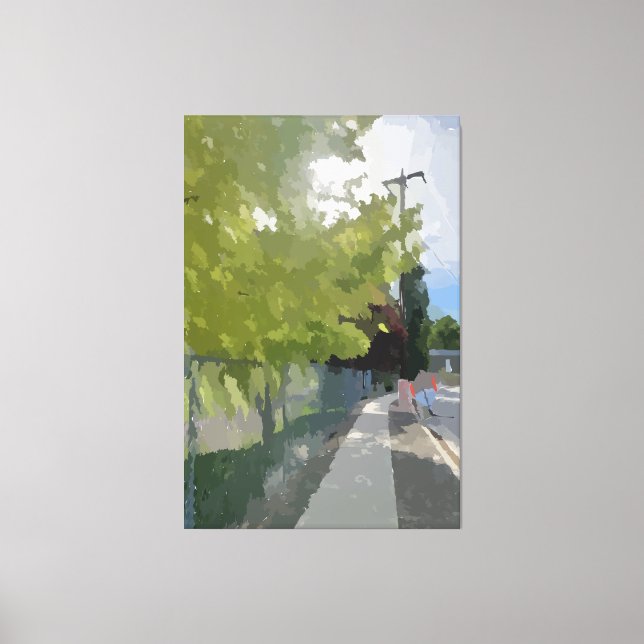 Em Tela A Meu Caminho, Impressão De Telas Estreitas (Frente)