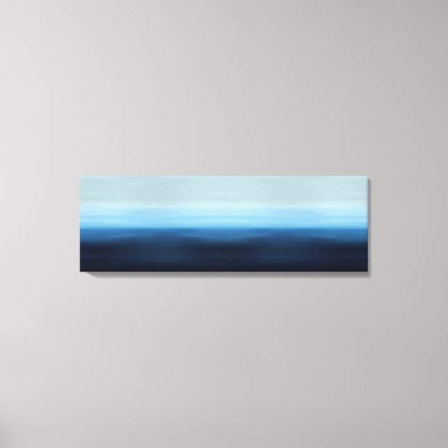 Em Tela Abstrato Ocean Air Impressão (Frente)