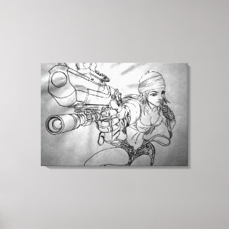Em Tela Arte Arek - Impressão de desenho original - "Ela é